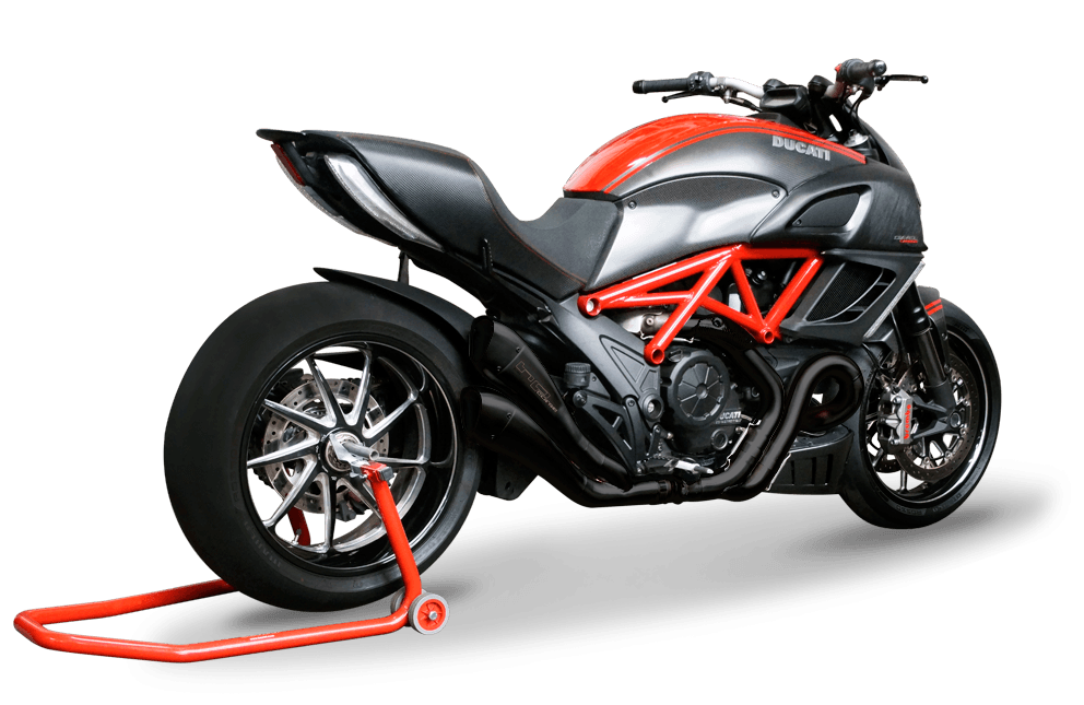 HP Corse Dual Hydroform Slip-On Exhaust for Ducati Diavel 1260 - My Superbike Store