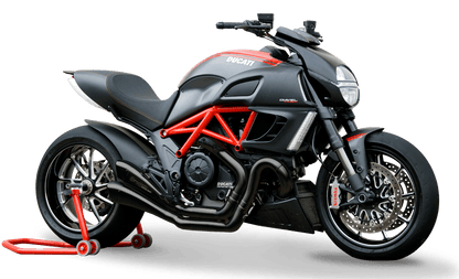 HP Corse Dual Hydroform Race Slip-On Exhaust for Ducati Diavel 1260 - My Superbike Store