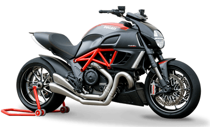 HP Corse Dual Hydroform Race Slip-On Exhaust for Ducati Diavel 1260 - My Superbike Store