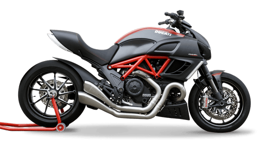 HP Corse Dual Hydroform Race Slip-On Exhaust for Ducati Diavel 1260 - My Superbike Store