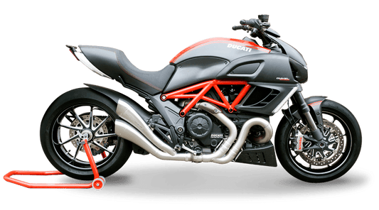 HP Corse Dual Hydroform Slip-On Exhaust for Ducati Diavel 1260 - My Superbike Store