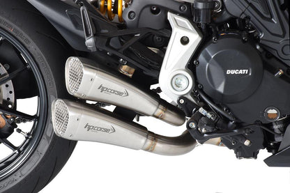 HP Corse Dual Hydroform Short R Slip-On Exhaust For Ducati Diavel 1260 - My Superbike Store