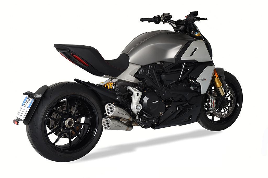 HP Corse Dual Hydroform Short R Slip-On Exhaust For Ducati Diavel 1260 - My Superbike Store