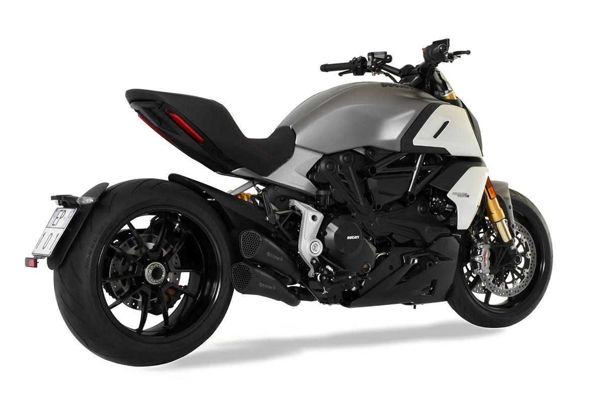 HP Corse Dual Hydroform Short R Slip-On Exhaust For Ducati Diavel 1260 - My Superbike Store