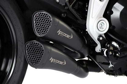 HP Corse Dual Hydroform Short R Slip-On Exhaust For Ducati Diavel 1260 - My Superbike Store