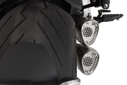 HP Corse Dual Hydroform Short R Slip-On Exhaust For Ducati Diavel 1260 - My Superbike Store