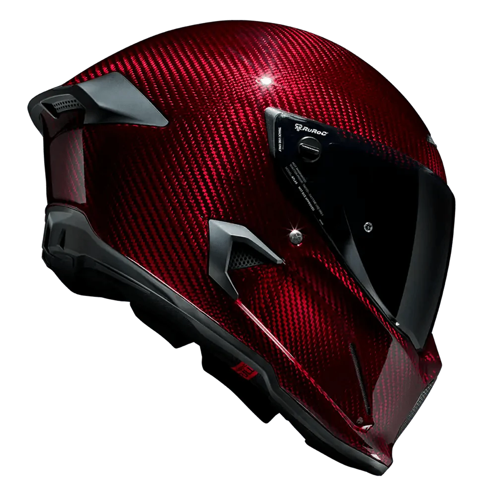 Ruroc Atlas 4.0 Carbon Helmet - Ruby Carbon - My Superbike Store