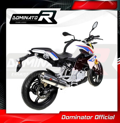 Dominator Oval Slip-On Exhaust for BMW G 310 R 2016-22 - My Superbike Store