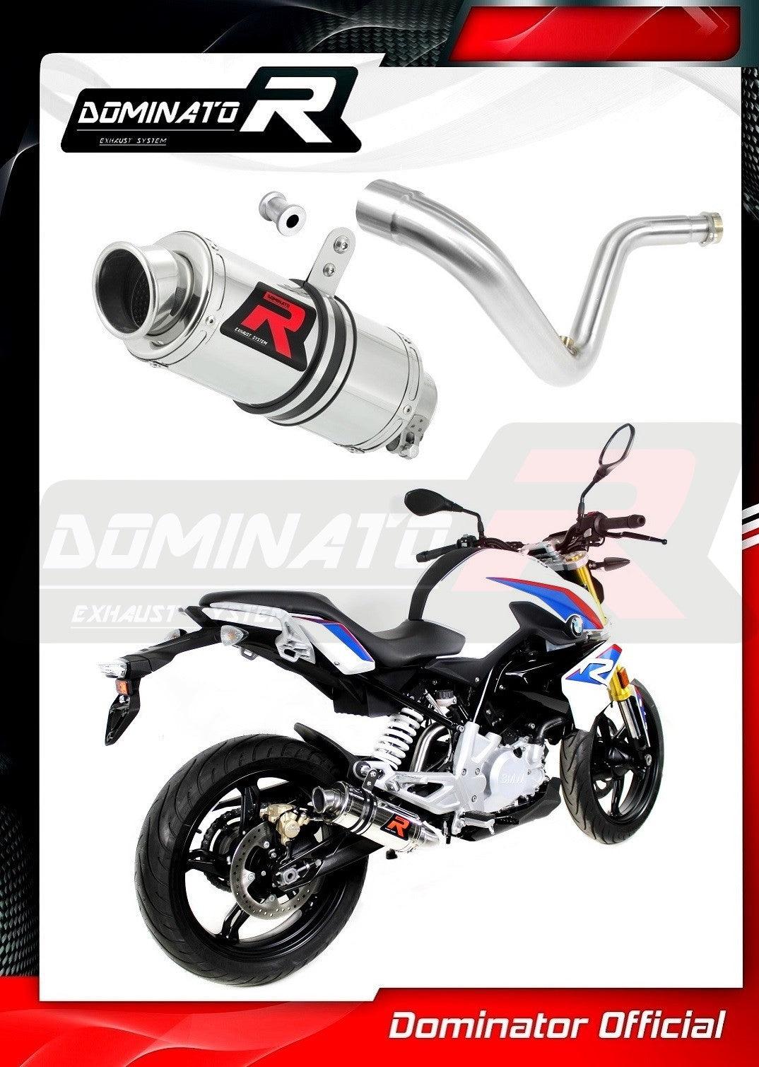 Dominator GP1 Slip-On Exhaust for BMW G 310 R 2016-22 - My Superbike Store