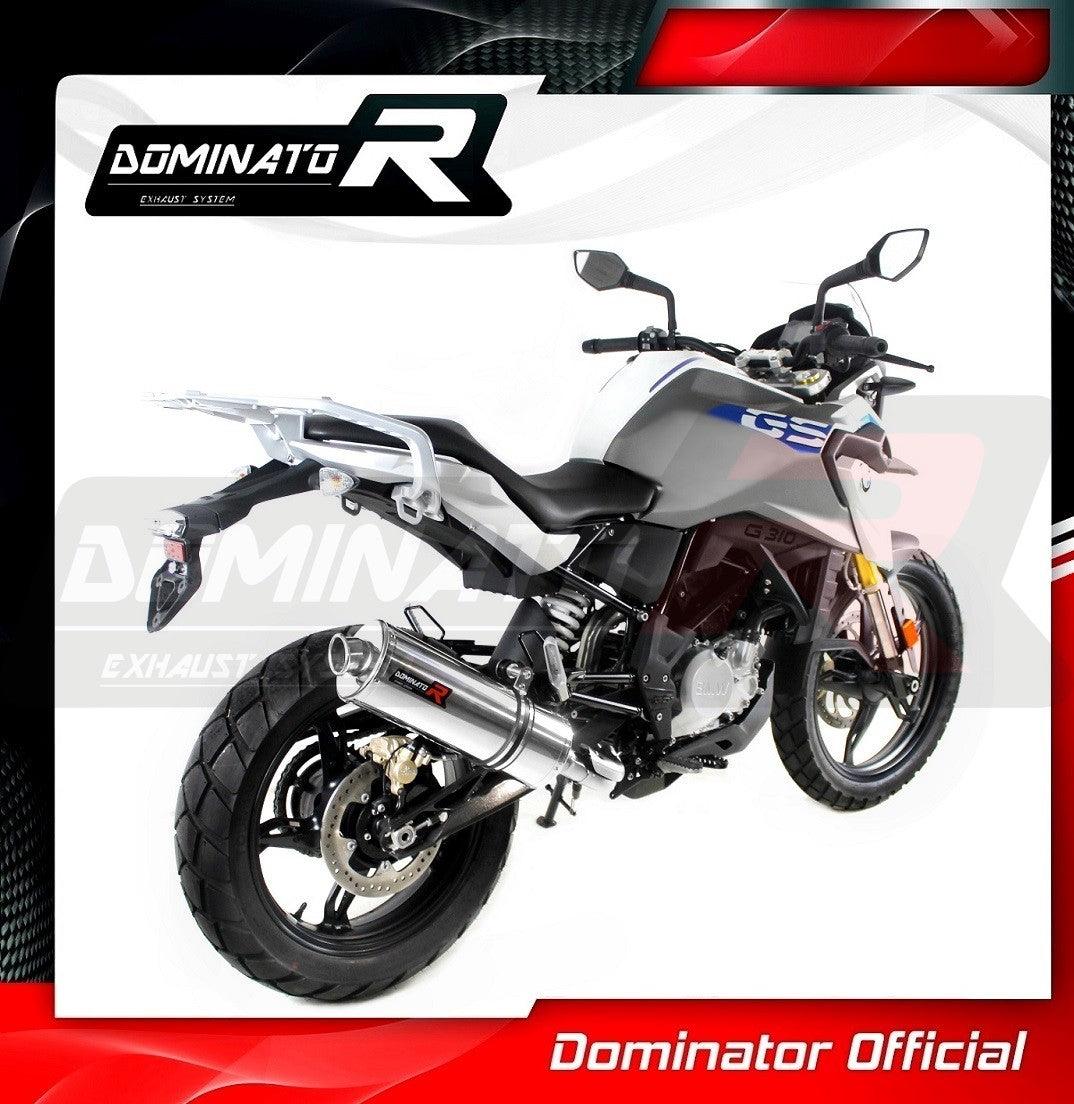 Dominator Oval Slip-On Exhaust for BMW G 310 GS 2016-22 - My Superbike Store