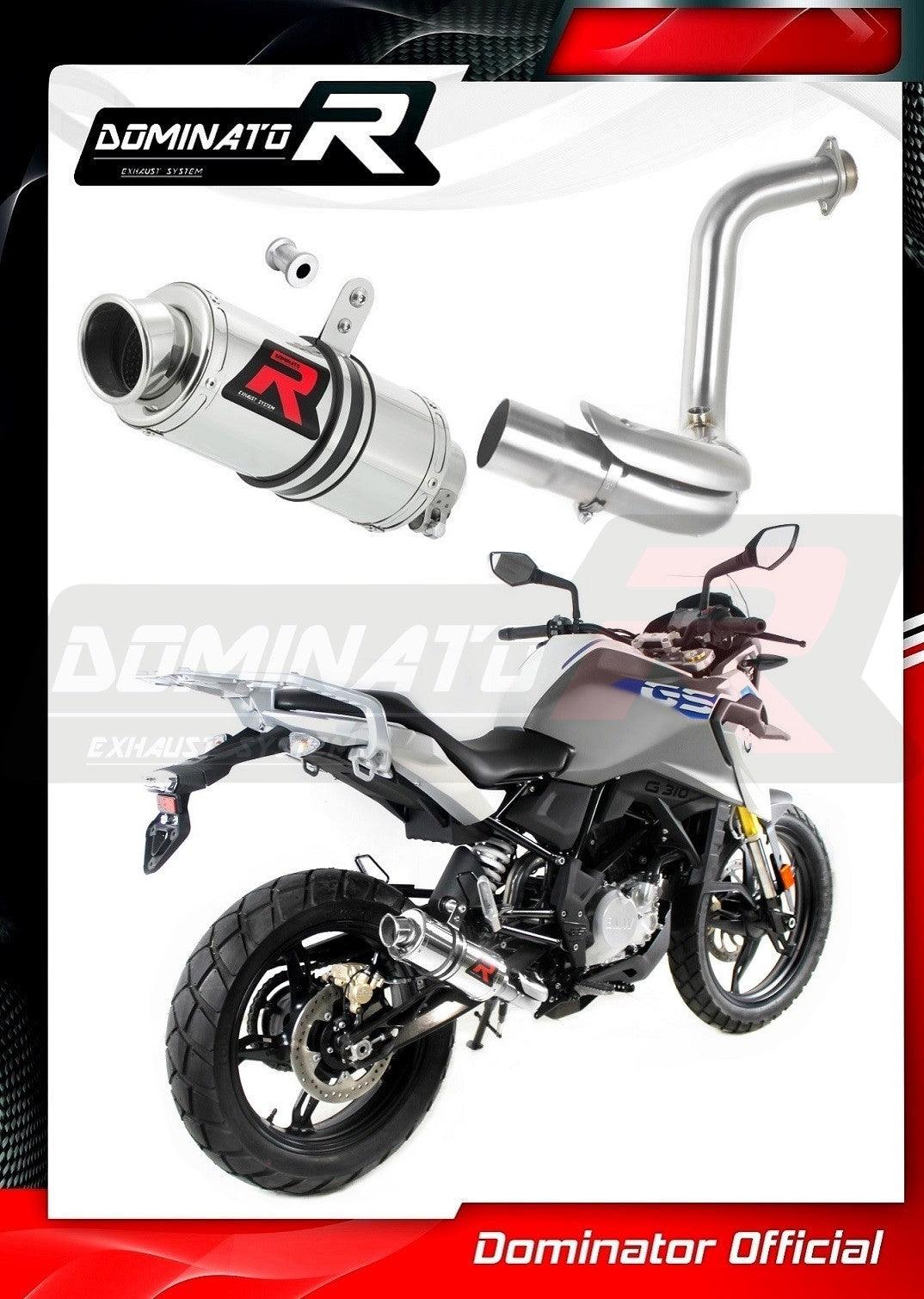 Dominator GP1 Slip-On Exhaust for BMW G 310 GS 2016-22 - My Superbike Store