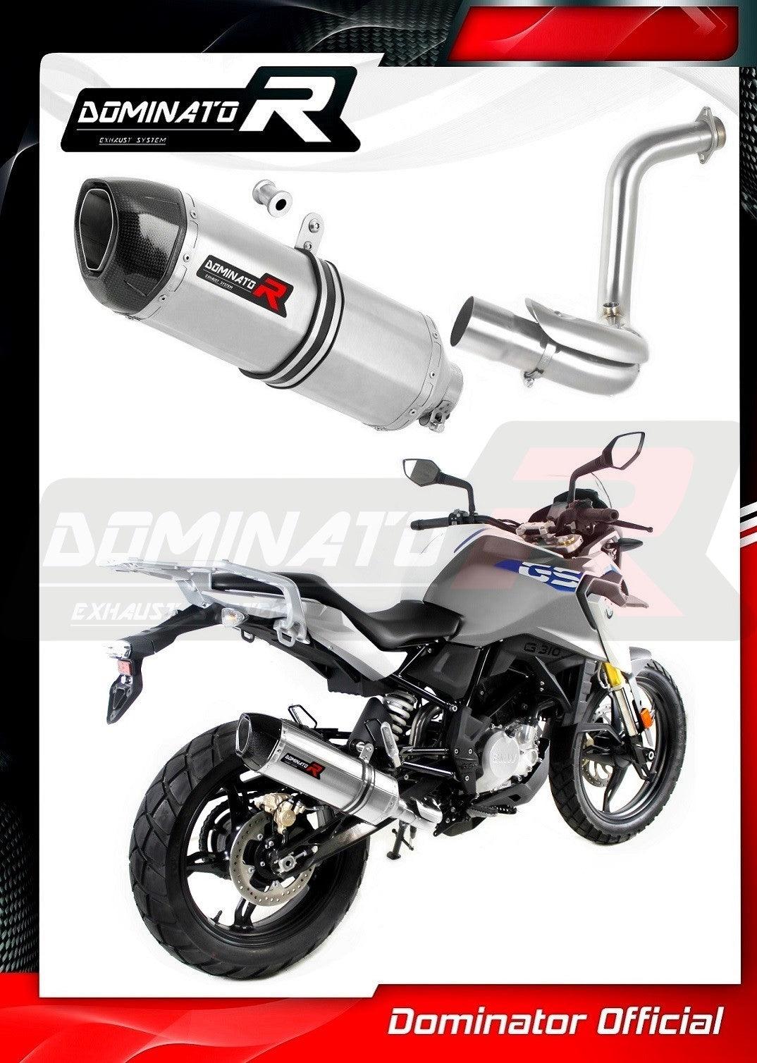 Dominator HP1 Slip-On Exhaust for BMW G 310 GS 2016-22 - My Superbike Store