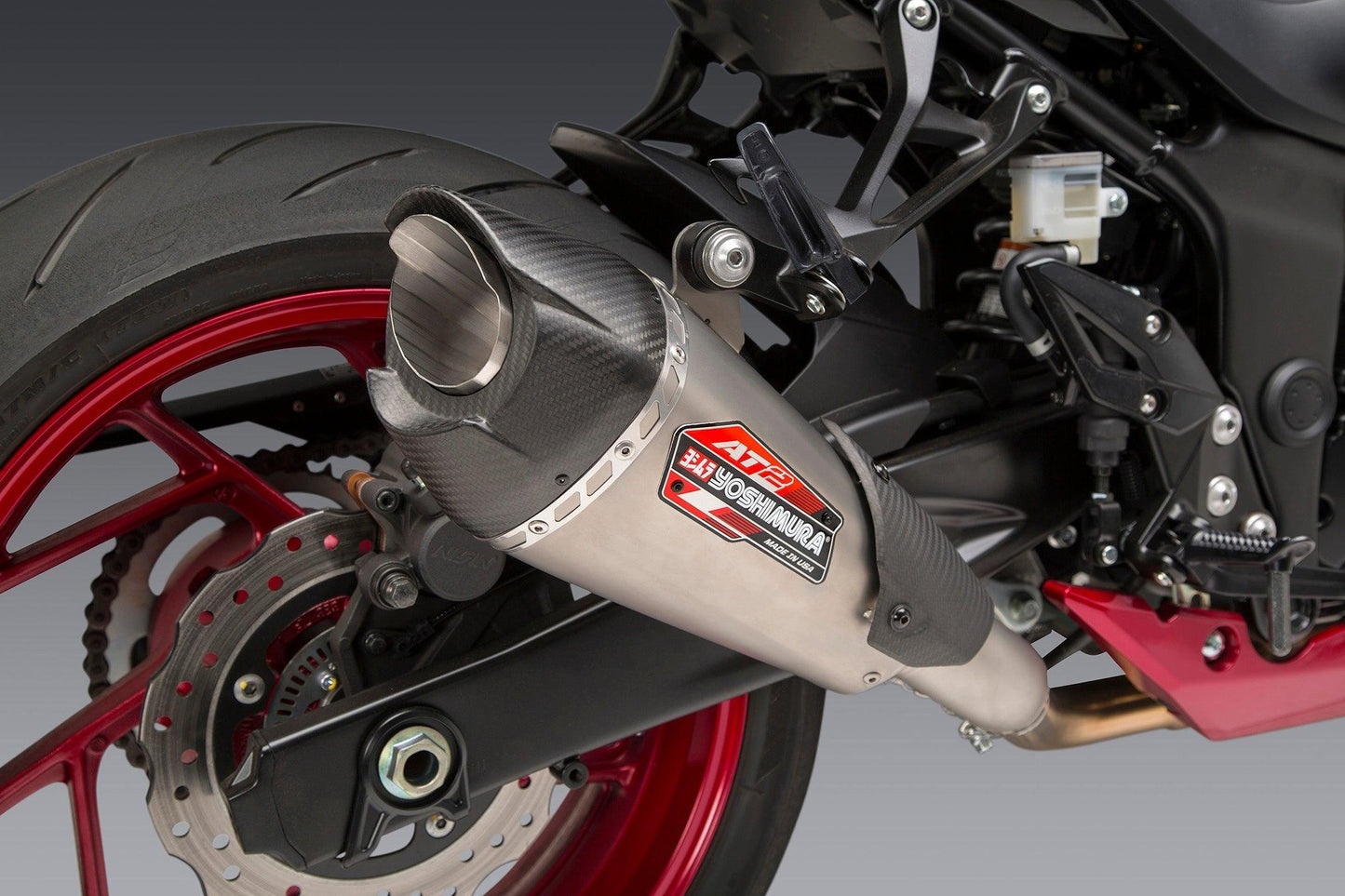 YOSHIMURA AT2 STAINLESS SLIP-ON EXHAUST FOR SUZUKI GSX-S750/Z 2018-22 - My Superbike Store