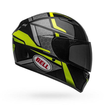 Bell Qualifier Flare Gloss Black/Hi-Viz Helmet - My Superbike Store