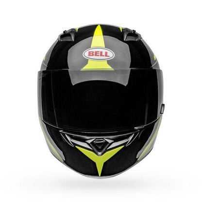 Bell Qualifier Flare Gloss Black/Hi-Viz Helmet - My Superbike Store