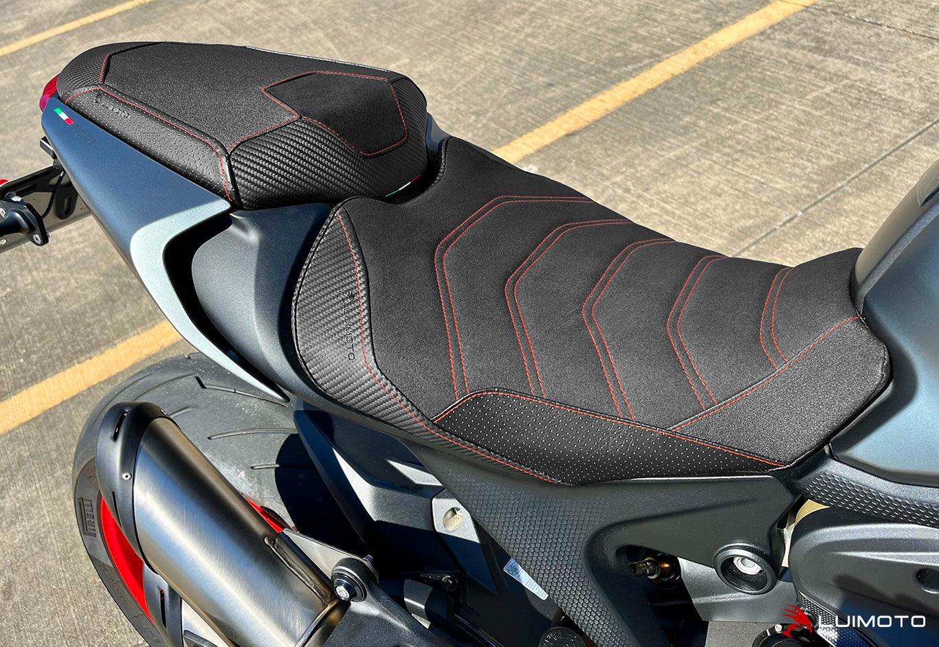 Luimoto Cafe Grezzo Rider Seat Cover for Ducati Monster 937 2021-22 - My Superbike Store