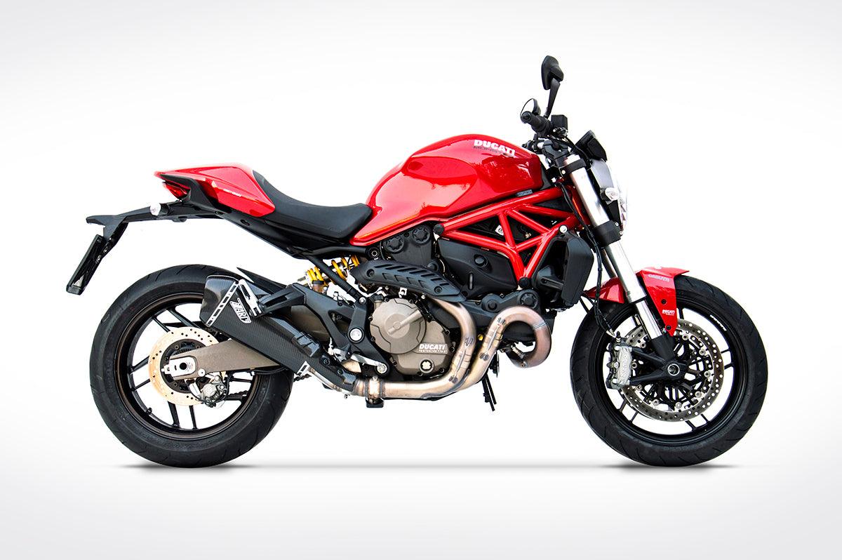 Zard Carbon Slip-on Exhaust for Ducati Monster 821 - My Superbike Store