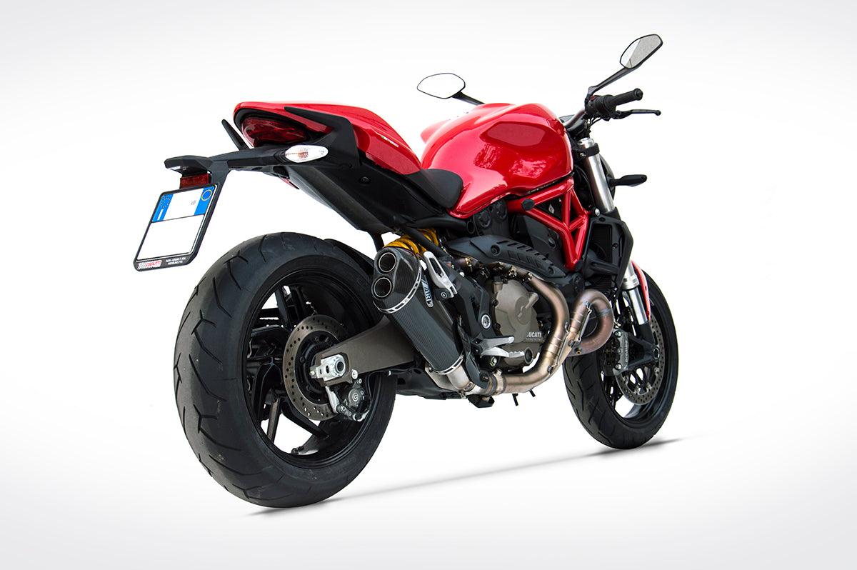 Zard Carbon Slip-on Exhaust for Ducati Monster 821 - My Superbike Store