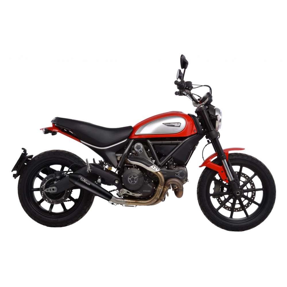 LeoVince GP Slip-On Exhaust for Ducati Scrambler Icon 2015-16 - My Superbike Store