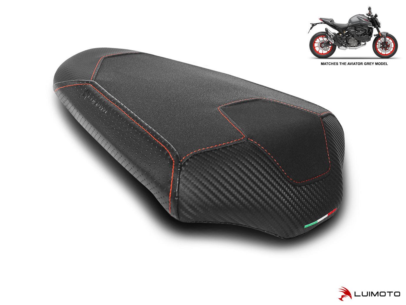 Luimoto Cafe Grezzo Passenger Seat Cover for Ducati Monster 937 2021-22 - My Superbike Store