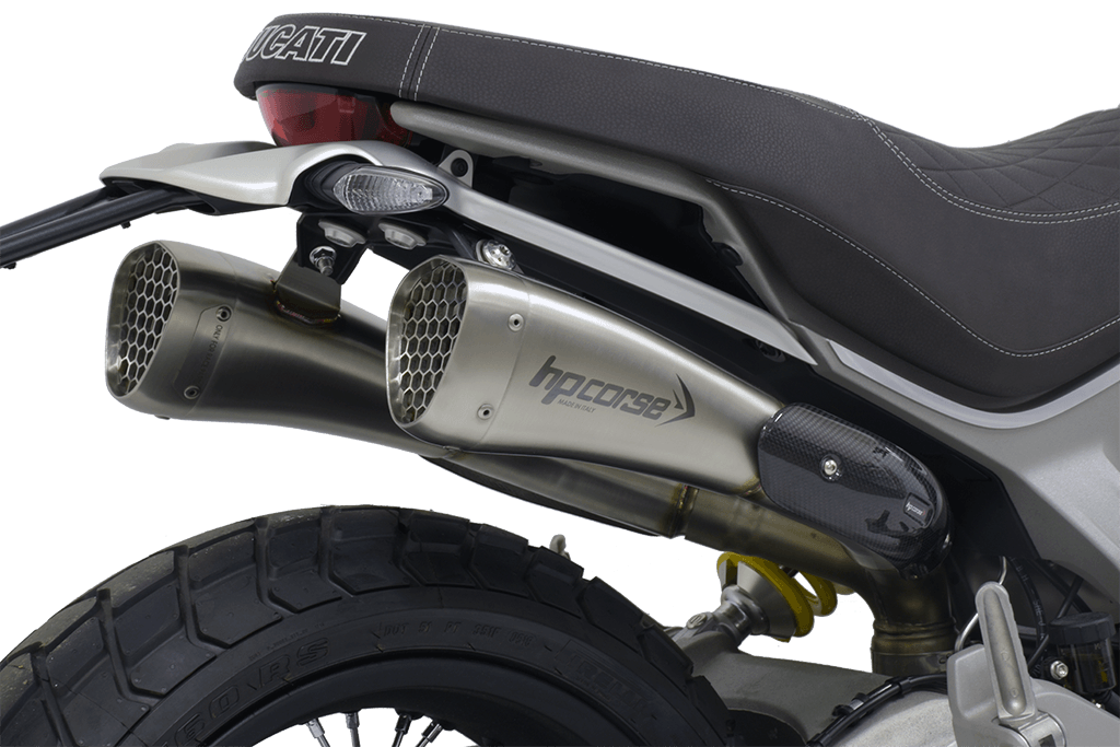 HP Corse Hydroform Corsa Short Slip-On Exhaust For Ducati Scrambler 1100 - My Superbike Store