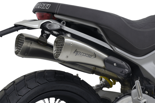 HP Corse Hydroform Corsa Short Slip-On Exhaust For Ducati Scrambler 1100 - My Superbike Store