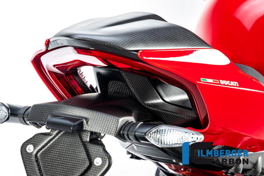 Ilmberger Carbon Fibre Rear Undertray For Ducati Streetfighter V4 2020-22 - My Superbike Store