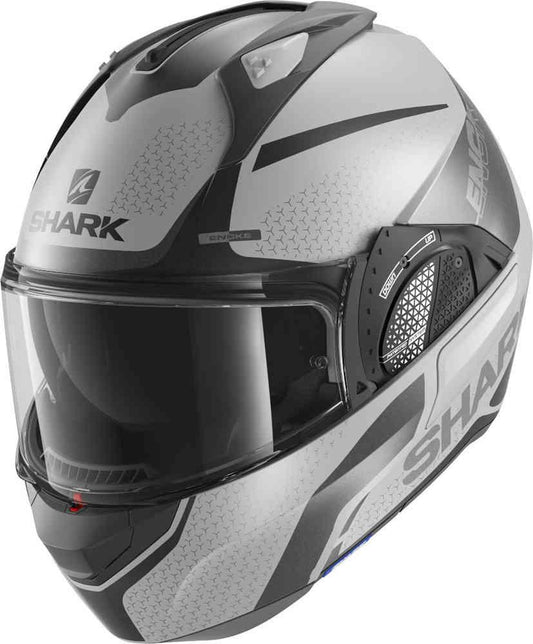 Shark Evo-GT Encke Grey/Black Helmet - My Superbike Store