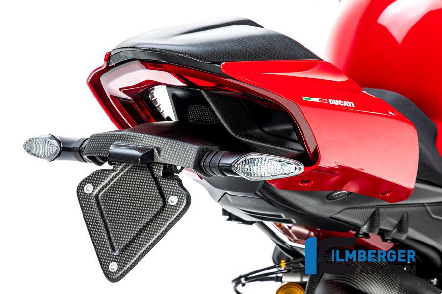 Ilmberger Carbon Fibre Number Plate Holder For Ducati Streetfighter V4 2020-22 - My Superbike Store