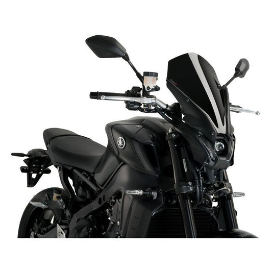 Puig Touring Naked New Generation Windscreen for Yamaha MT-09 2021-22 - My Superbike Store