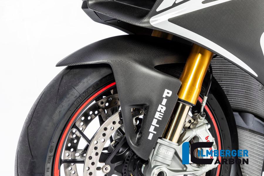 Ilmberger Carbon Fibre Front Mudguard For Ducati Streetfighter V4 2020-22 - My Superbike Store