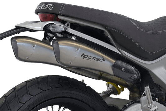 HP Corse Hydroform Short Slip-On Exhaust For Ducati Scrambler 1100 - My Superbike Store