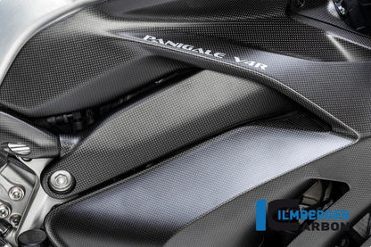 Ilmberger Carbon Fibre Right Frame Cover For Ducati Streetfighter V4 2020-22 - My Superbike Store