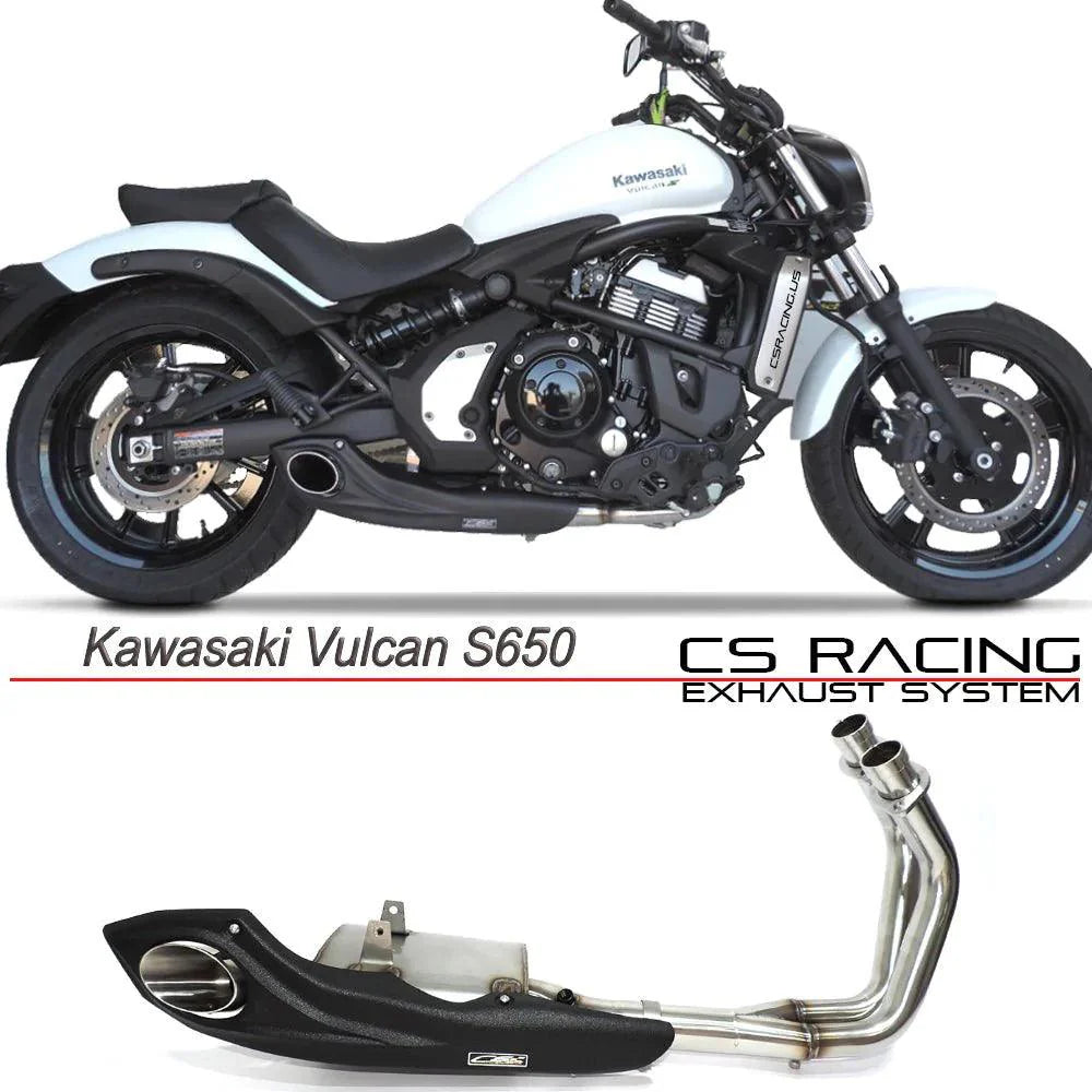 CS Racing Full Exhaust System for Kawasaki Vulcan 650 S 2015-22 - My Superbike Store