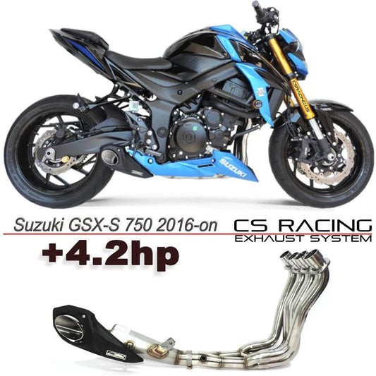 CS Racing Full Exhaust System for Suzuki GSX-S750 2016-23 - My Superbike Store