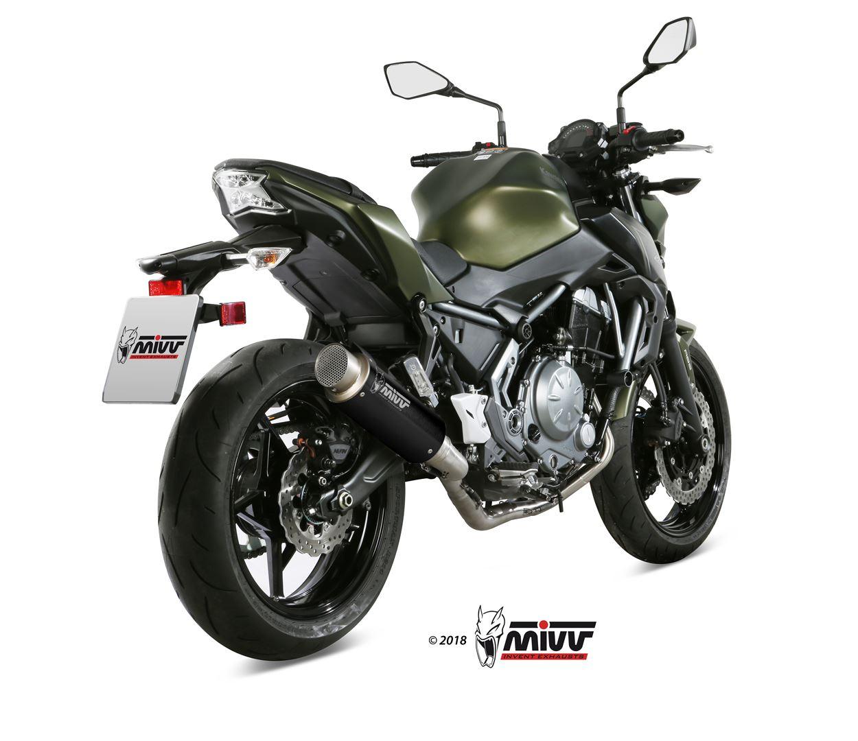 Mivv GP Pro Full Exhaust System for Kawasaki Z650 2017-22 - My Superbike Store