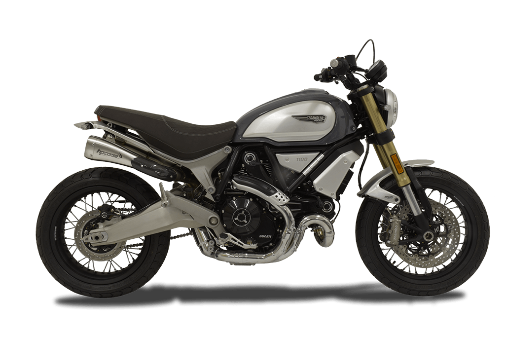 HP Corse Hydroform Corsa Short Slip-On Exhaust For Ducati Scrambler 1100 - My Superbike Store