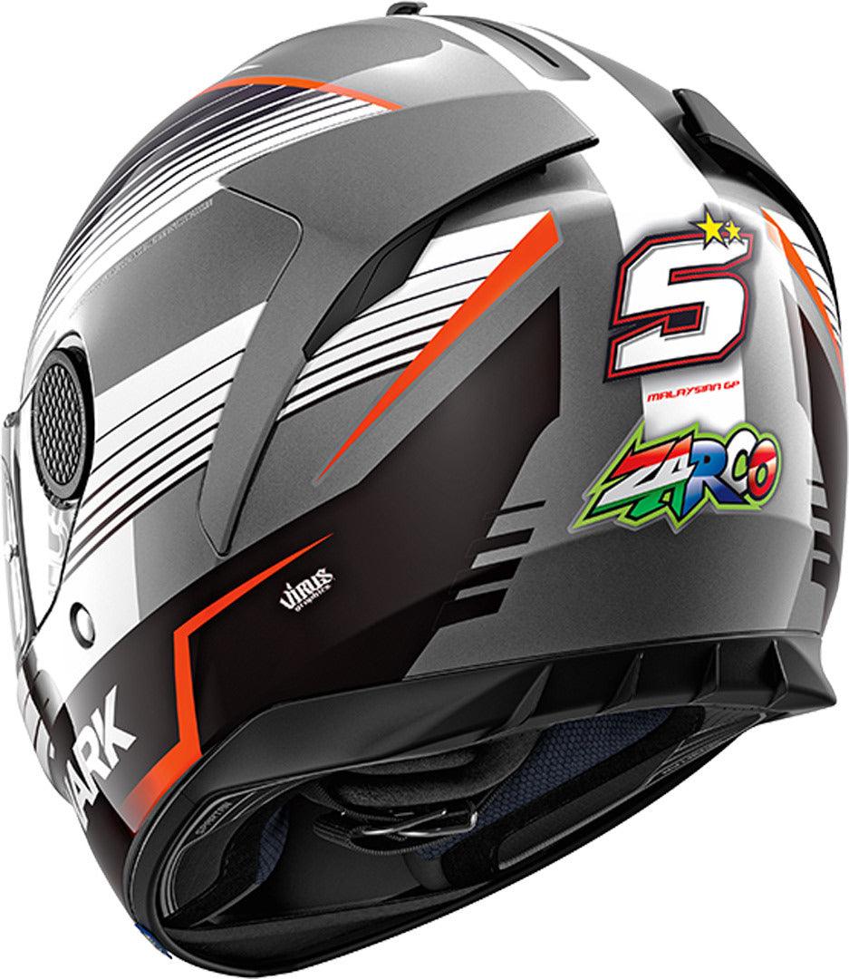 Shark Spartan Replica Zarco Malaysian GP Helmet - My Superbike Store