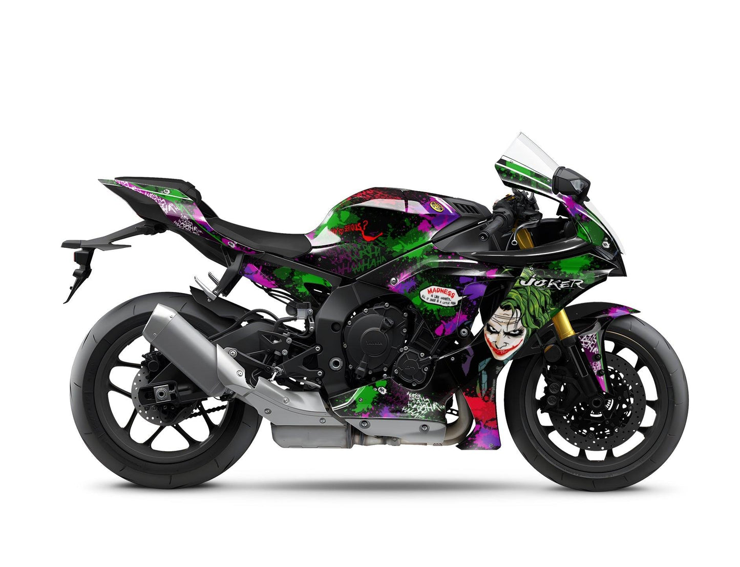 Spinning Stickers Organized chaos Graphics Kit For Yamaha R1 2020-22 - My Superbike Store