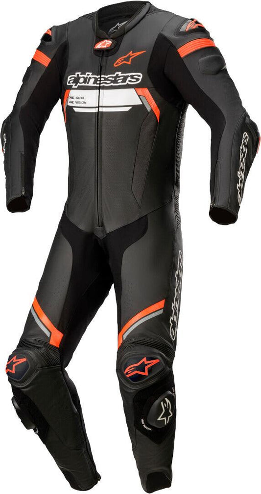 Alpinestars Missile V2 Ignition One Piece Leather Suit - Black/Red - My Superbike Store