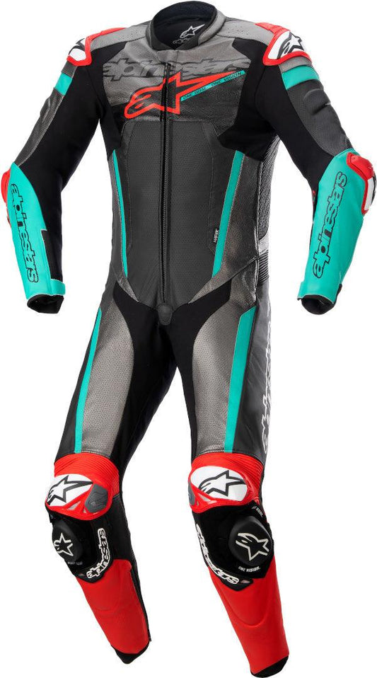 Alpinestars GP Ignition One Piece Leather Suit - Black/Red/Blue - My Superbike Store