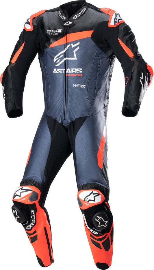 Alpinestars GP Plus V4 1-Piece Leather Suit - Black/Red/Blue - My Superbike Store