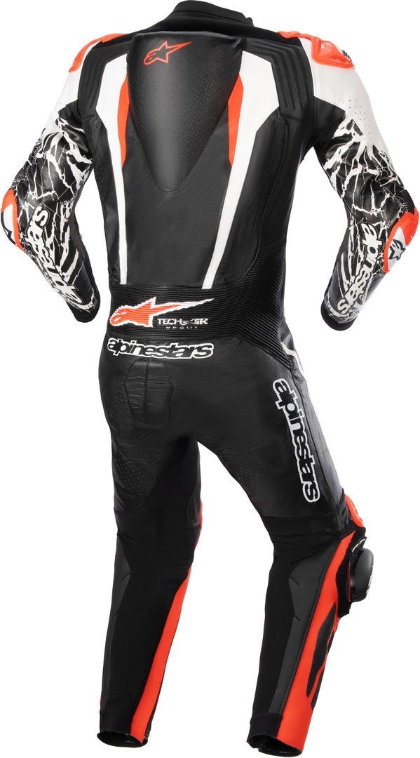 Alpinestars Absolute V2 One Piece Leather Suit - Black/White/Red - My Superbike Store