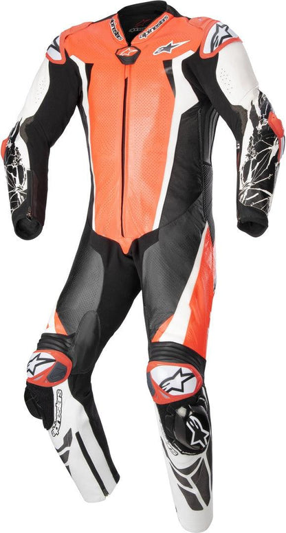 Alpinestars Absolute V2 One Piece Leather Suit - Red/Weiss/Black - My Superbike Store