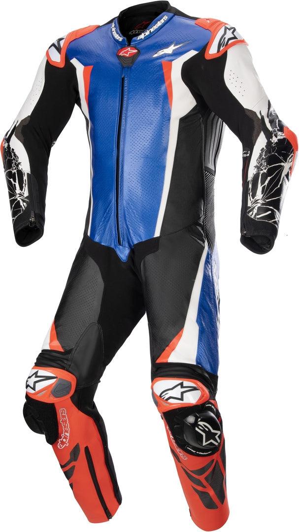 Alpinestars Absolute V2 One Piece Leather Suit - Blue/Black/White - My Superbike Store