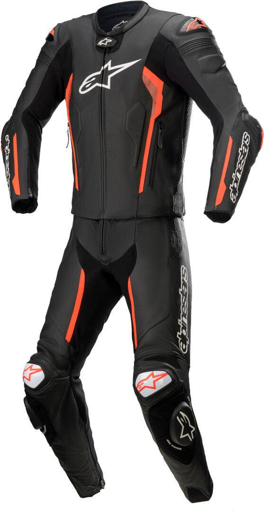 Alpinestars Missile V2 Two Piece Leather Suit - Black/Red - My Superbike Store