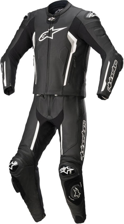 Alpinestars Missile V2 Two Piece Leather Suit - Black/White - My Superbike Store