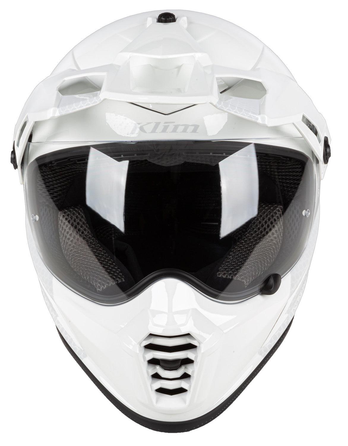 Klim Krios Pro Haptik White Helmet - My Superbike Store