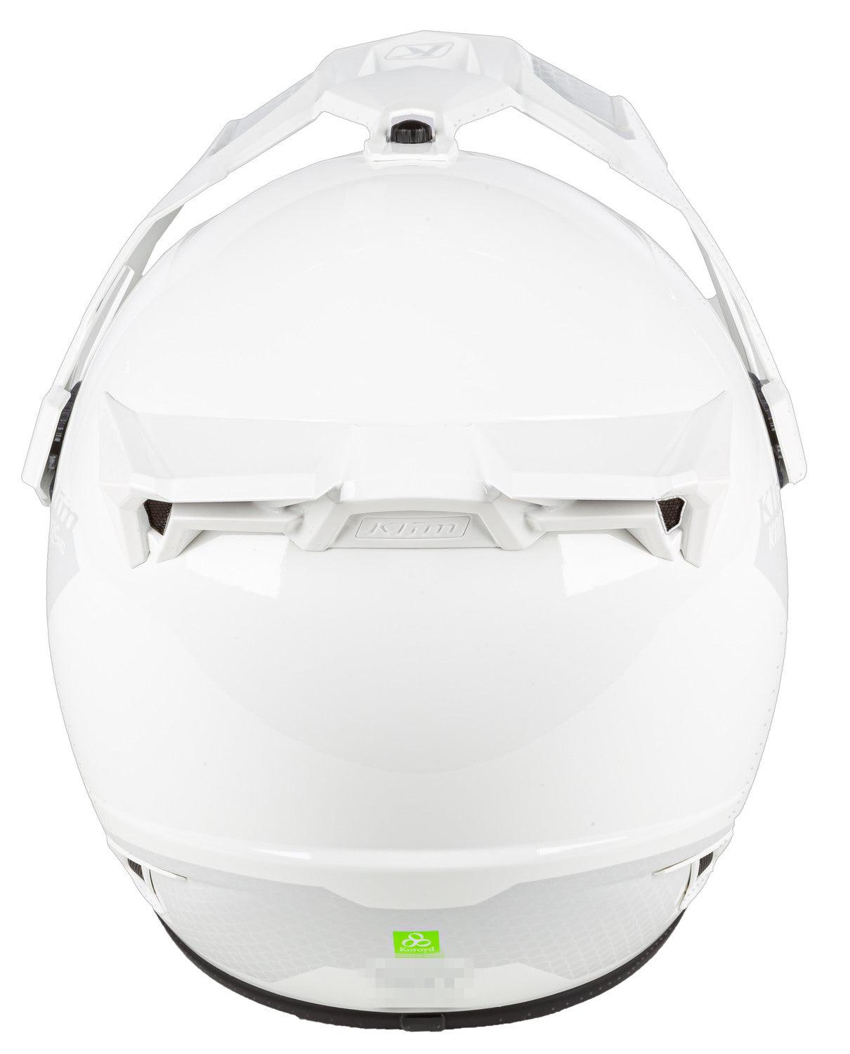 Klim Krios Pro Haptik White Helmet - My Superbike Store