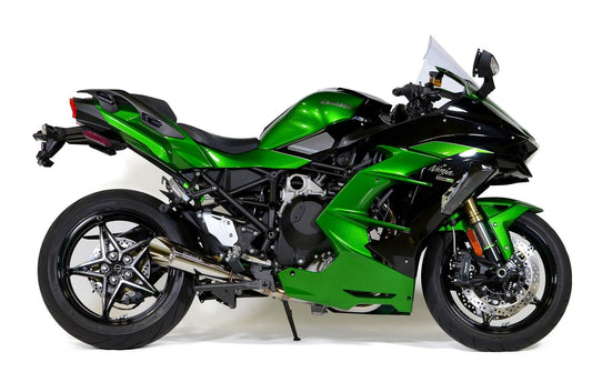 Brocks Slash Cut Full Exhaust System for Kawasaki Ninja H2 SX - My Superbike Store